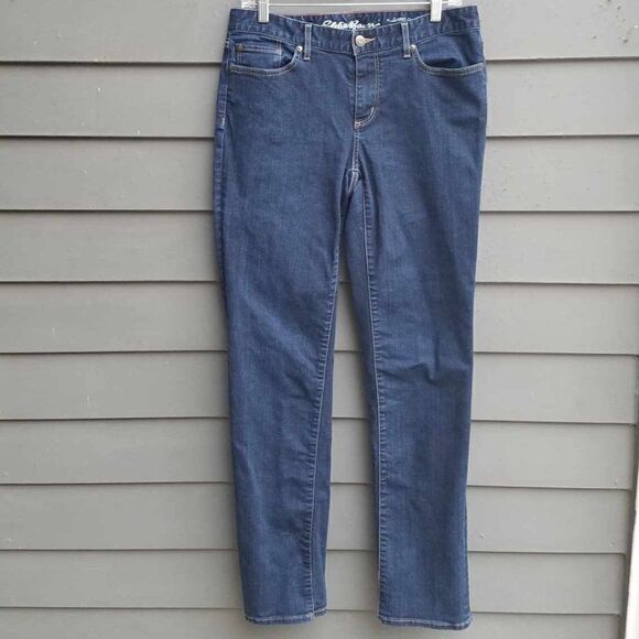 Eddie Baurer Slightly Curvy Straight Jeans size 10 - Picture 1 of 8